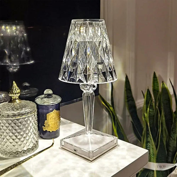 Crystal USB Table Lamp – Elegant Solution for Dull & Boring Lighting
